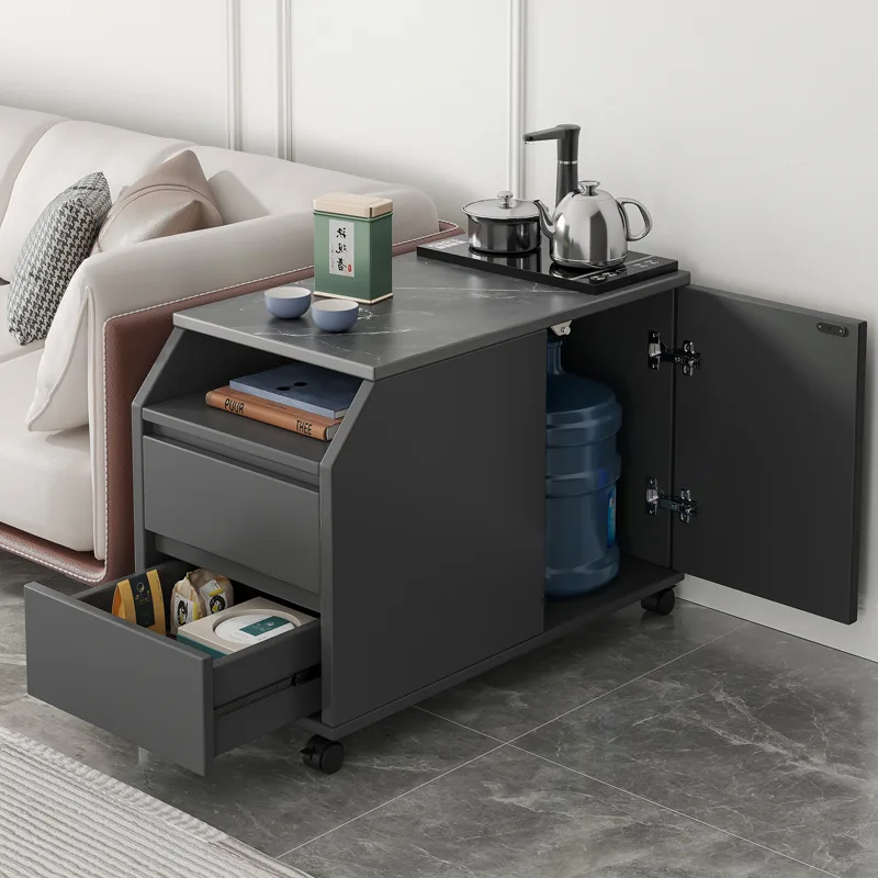 

Modern simple and simple mobile small coffee table for home use