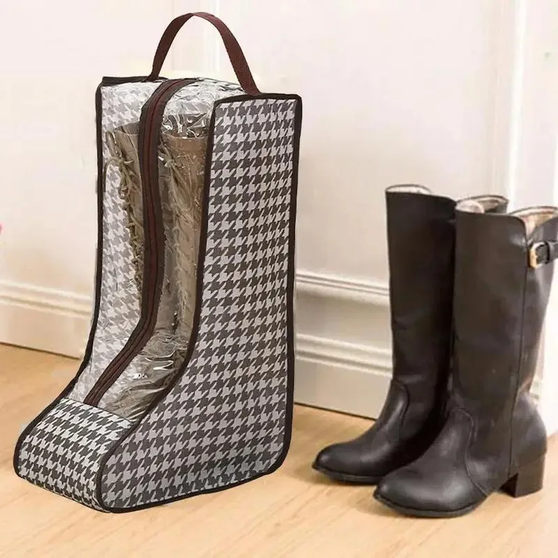 

1 шт., сумка для пыли для обуви, дорожная прозрачная водонепроницаемая портативная сумка для хранения ботинок большой емкости