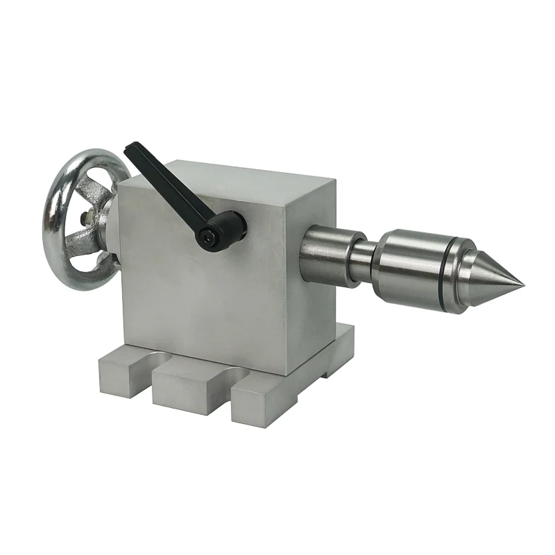 LY 65MM Tailstock Center Height Telescopic Stroke 35mm for Rotary Axis Chuck 4th Rotation CNC Wood Router Engraver Machinery