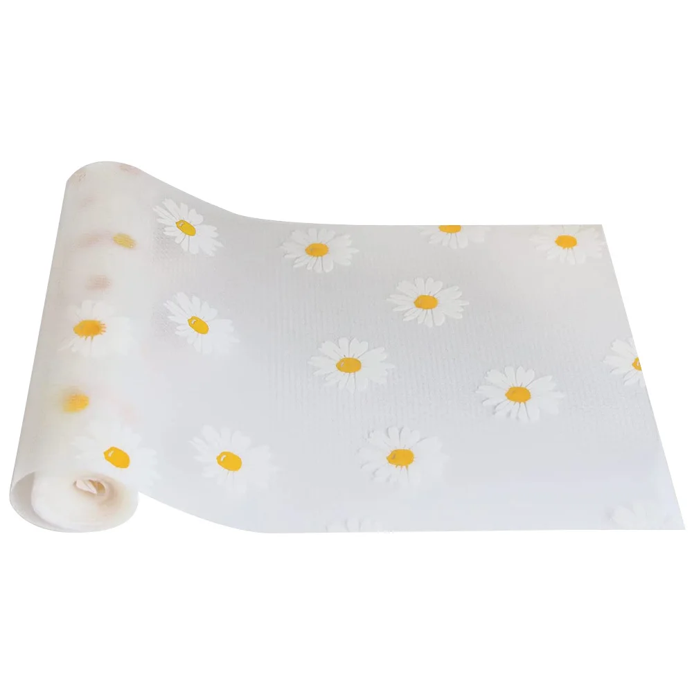 

1 Roll Oil-Proof Drawer Mat Waterproof Non-Slip Cabinet Liner Heat-Resistant Eva Shelf Liner For Kitchen Fridge Organizer