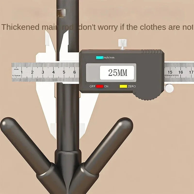 Appendiabiti da pavimento a forma di ramo di albero Multi gancio Mobile e comodo appendiabiti per la conservazione dell'abbigliamento del soggiorno di casa