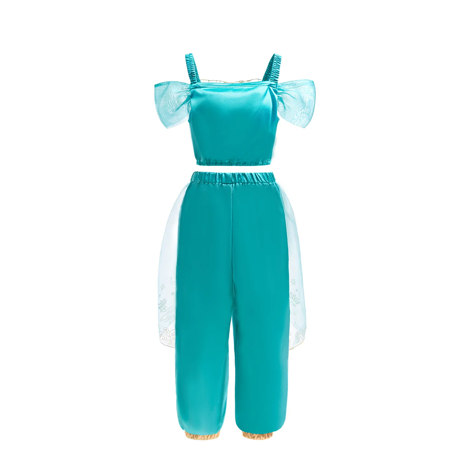 زي الأميرة ياسمين لحفلات الهالوين للأطفال الصغار لعيد ميلاد الفتيات في الشرق الأوسط ملابس لعب الأدوار للأميرة #3