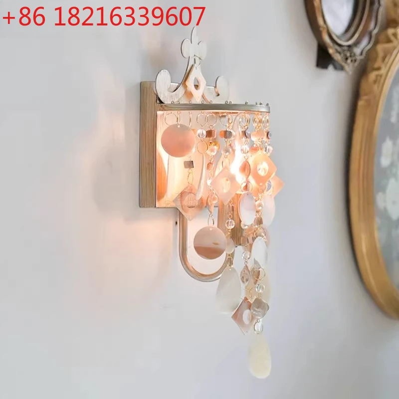 

TAO Background wall lamp Girl Internet celebrity children's room Nordic girl marriage room Modern shell wall lamp