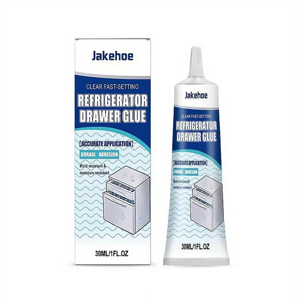 Low Temp Cold Resistant Refrigerator Repair Glue Waterproof Strong Adhesive Quick Dry Fridge Drawer Door Repair Glue