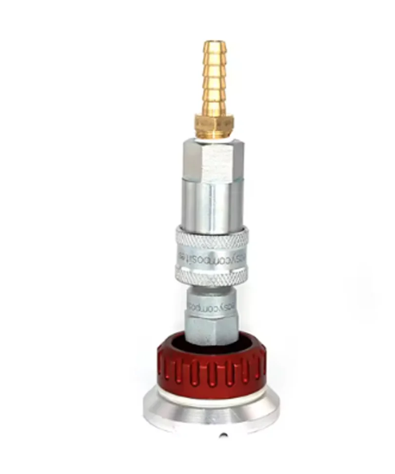 1 setVacuum valve nozzle self sealing metal Reusable Vacuum Bag Connector for Prepreg Vacuum Process Carbon fiber resin infusion