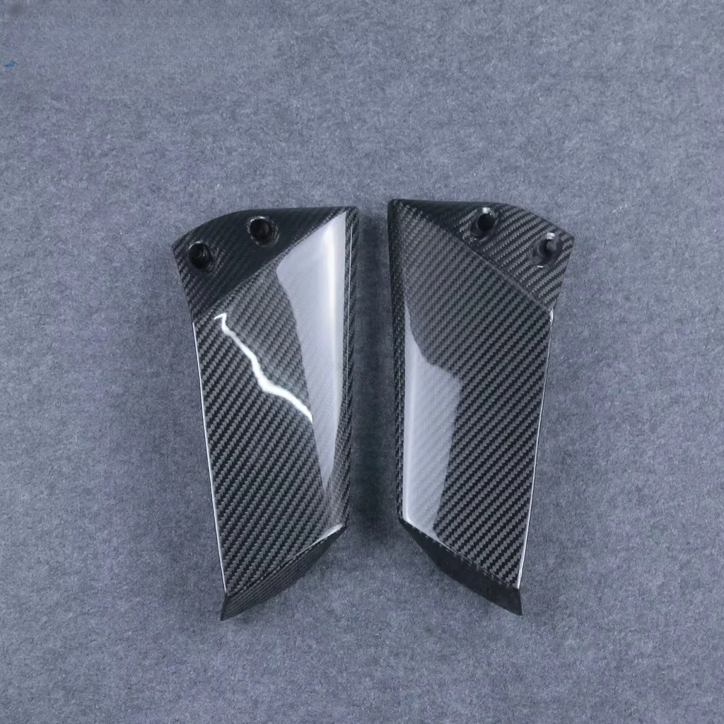 AKOSO Full 3K Dry Carbon Fiber Aerodynamic Wing Spoiler Motorcycle Upper Fairing Winglets for  Ninja H2 H2R 2015-2026