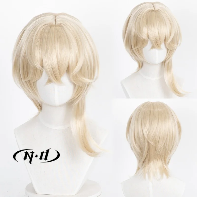 

ND Executor the Ex Foedere Cosplay Wigs Blonde Hairpiece Arknights Cosplay Hair Wig for Comic Con Coser Heat Resistant Synthetic