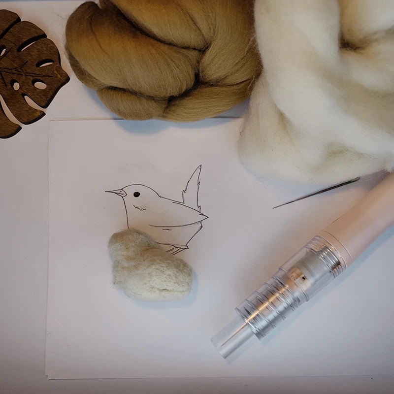 

Needle Felting Tool Supplies for Wool Felted Animals, Electric Needle Felting Machine,Needle Felting Machine for Quick Felting