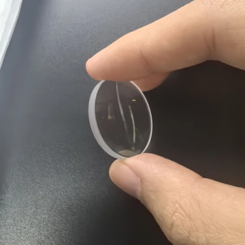 2PC Plano-convex Lens Focusing Projection Imaging Projection Camera Lens Optical Glass Quartz Coated Collimating Convex Lenses