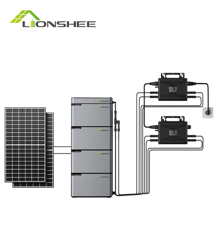 Battery Smart PVhub Solar Microinverter Power Plant System Solar Panel Play and Plug Balcony Storage System PVHub with Lithium