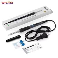 RELIFE 936 Soldering Iron Kit, 90W 220V Fast Heat UP LCD Digital Electric Soldering Iron PCB Board Repair Welding Hand Tool Set