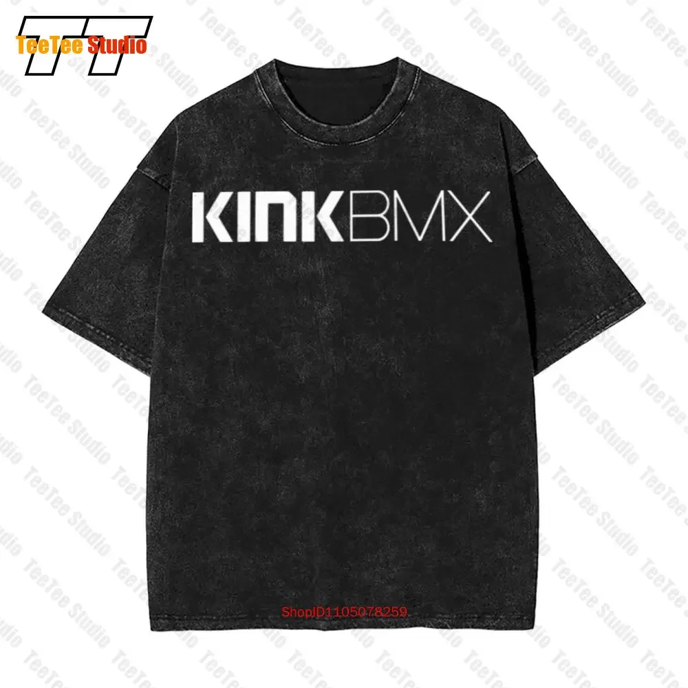 Kink Bmx Bikes Logo Forks Bars Cranks Frames Bicycle Vintage Oversized T-Shirt S20T