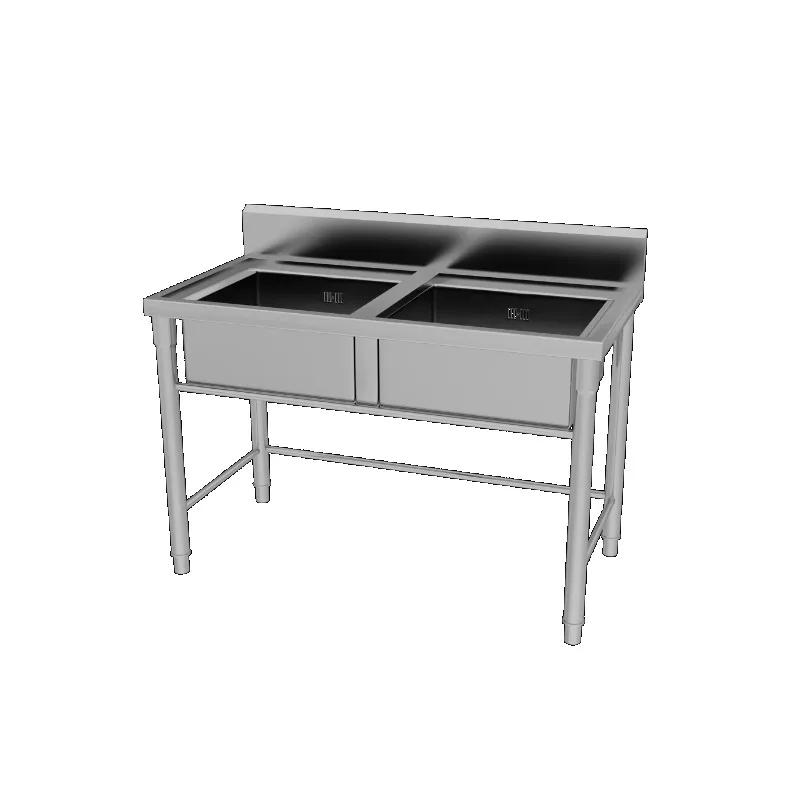 Quality Fair Price Supermarket Milk Tea Shop Stainless Steel Dining Table Water Bar Console Workbench Refrigerator Equipment