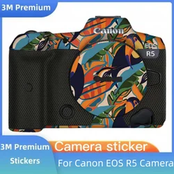 For Canon R5 Decal Skin Vinyl Wrap Anti-Scratch Film Mirrorless Camera Lens Body Protective Sticker Protector Coat EOS EOSR5