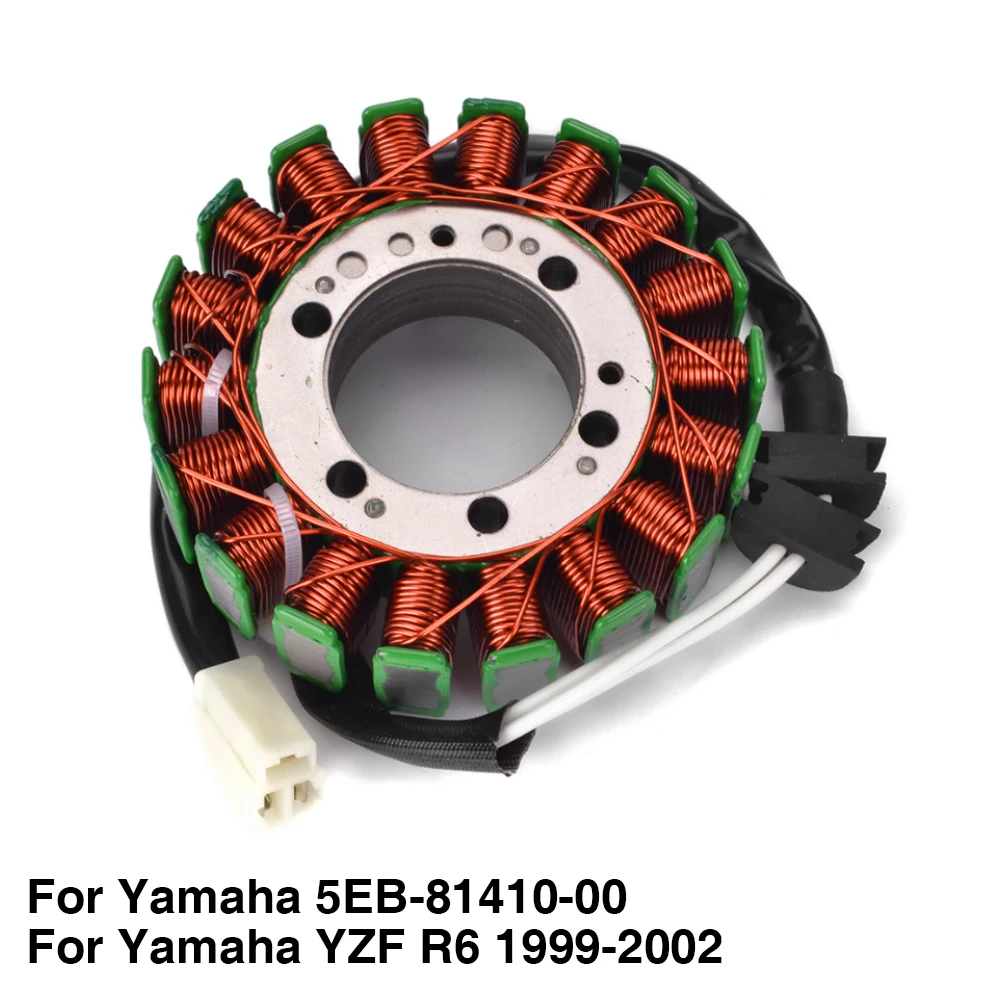 

YZF R6 Motorcycle Generator Ignition Stator Coil For Yamaha YZF-R6 YZFR6 1999-2002 Part NO.5EB-81410-00 ﻿