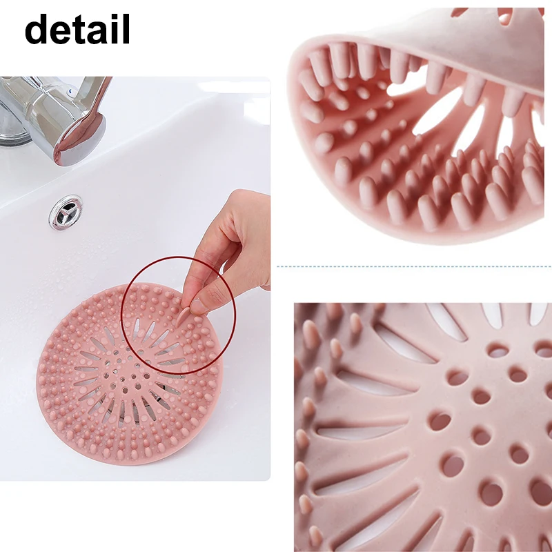 New Bathroom Hair Sink Sewer Filter Floor Drain Strainer Water Hair Stopper Bath Catcher Shower Cover Clog Bathroom Accessorie