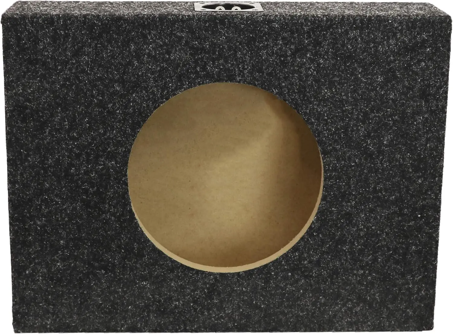 

10" Single Sealed Shallow Mount Subwoofer Enclosure Box - Premium MDF Construction for Enhanced Bass & Audio Quality