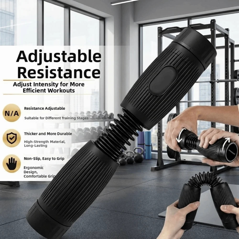 Adjustable Wrist Forearm Twist Bar 3 Levels Resistance Hand Grip Strengthener Strengthener Elbow Workout Forearm Wrist Trainer
