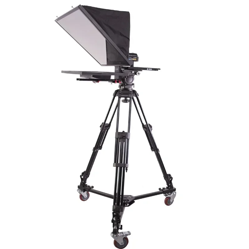 Cheap teleprompter kit with wire remote control 24 inch studio 