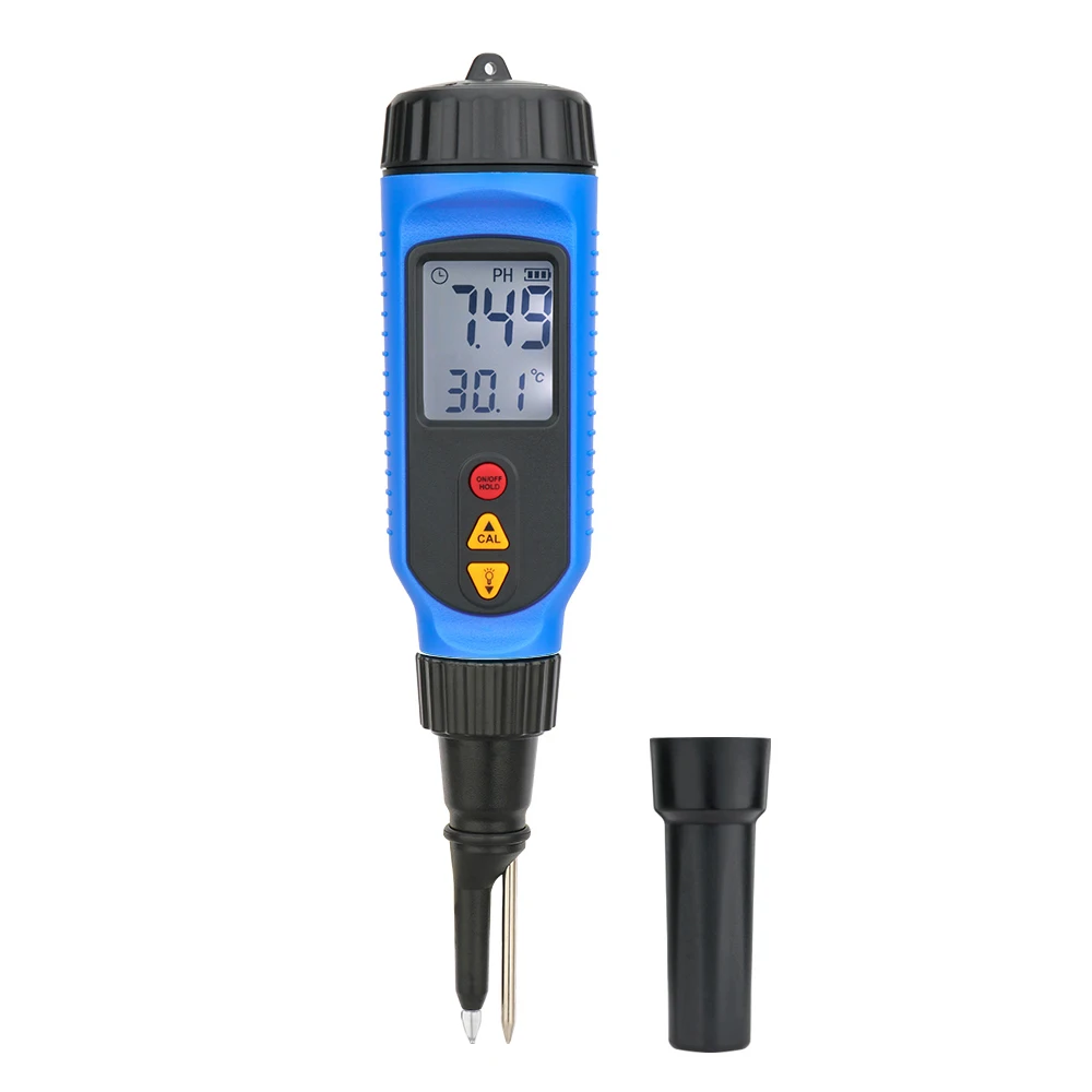 

Digital Penetrating PH Meter Acidometer for Dough Meat Solution Temperature Detector Semi-solid Food PH Tester Acidity Meter