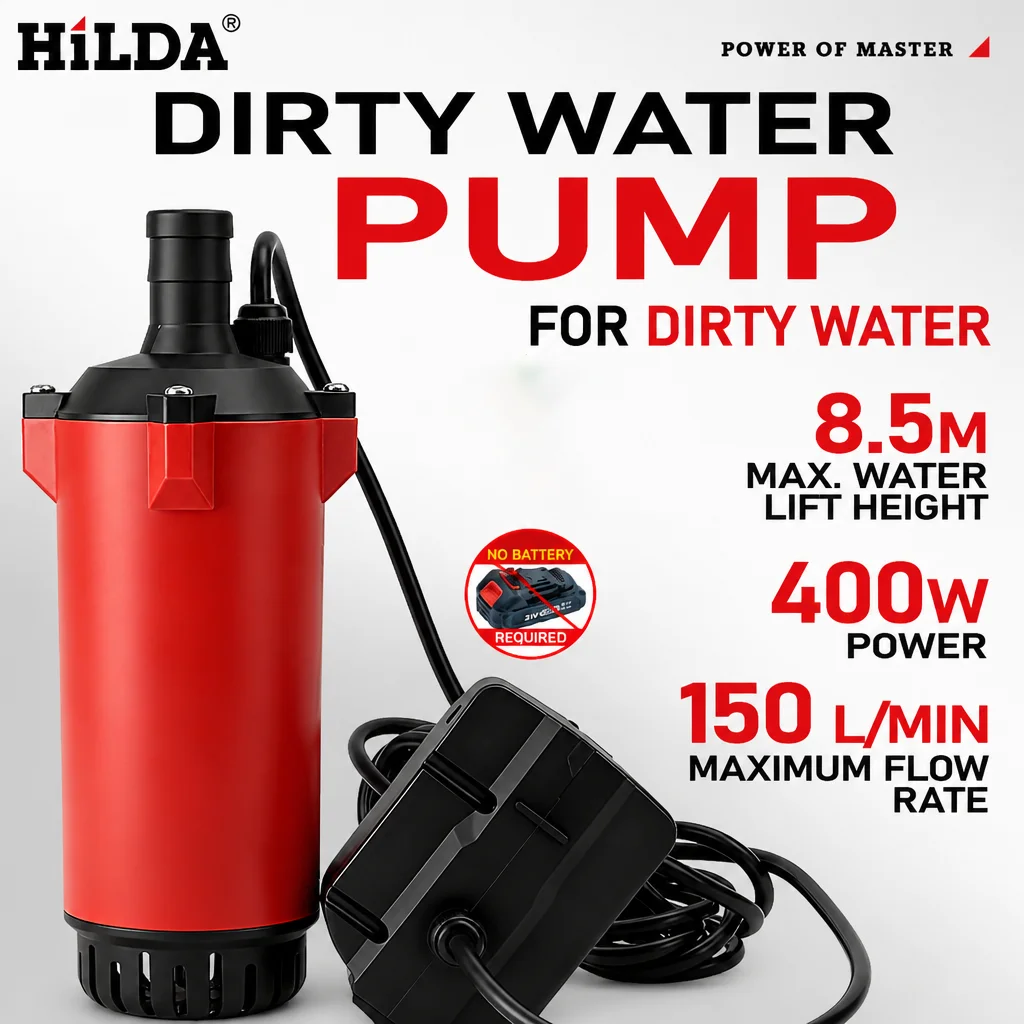 21V Electric Water Pump Submersible Wireless Portable Agricultural Household Irrigation Drainage Pump Water for Makita Battery