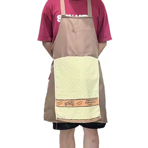 Funny Prank Apron for Chef Creative Pocket Surprise Gag Gift for Men Women Cooking Kitchen Humor Novelty Gift Idea