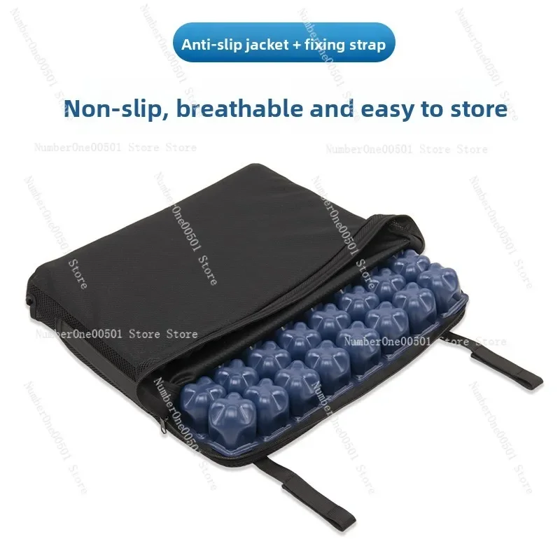 Anti Decubitus Wheelchair Cushion Square Air Pad for Elderly Disabled People Pressure Relief Breathable Seat Pad