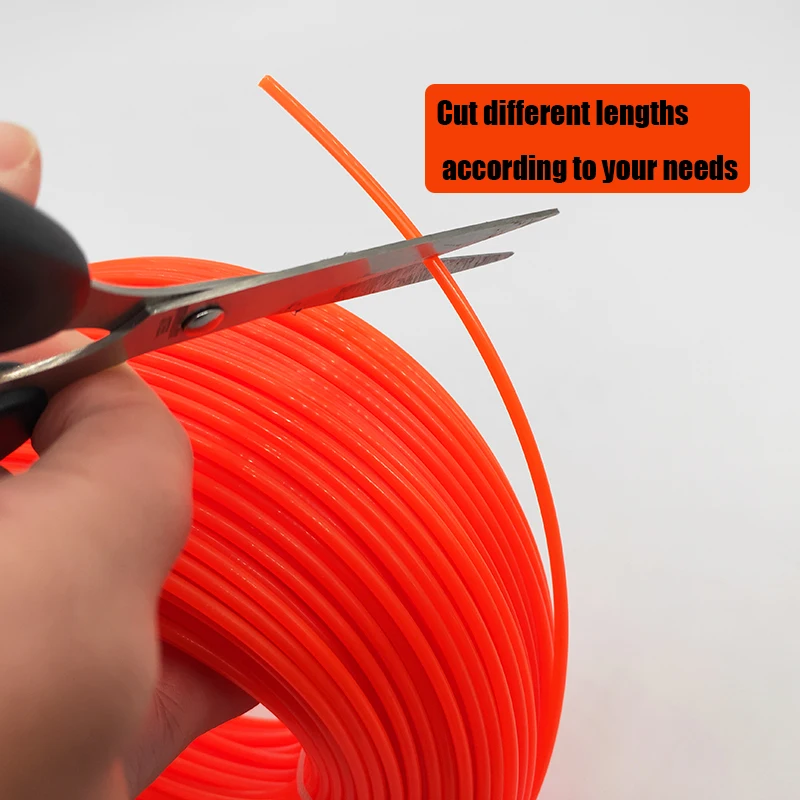 3mm*5m/10m/15m/25m Nylon Spiral Grass Trimmer Rope Brush Cutter Strimmer Line Mowing Wire Lawn Mower Accessory