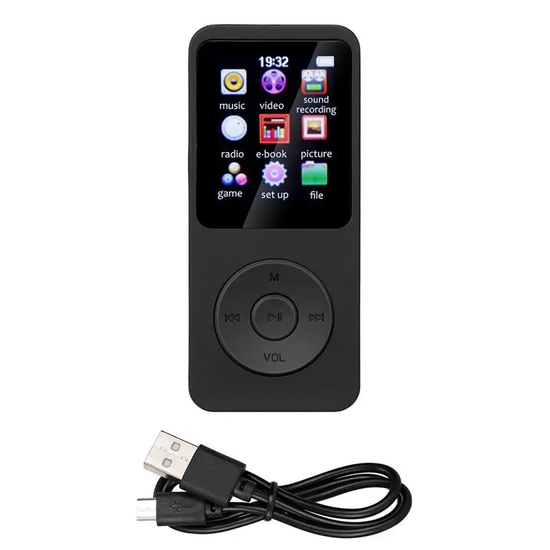 

N75R-MP4 MP3-плеер Bluetooth Mini Walkman для студентов с экраном 1,8 дюйма, 64 ГБ, поддержка карт памяти, спортивный музыкальный плеер