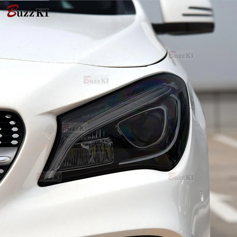 

Car Headlight Protective Film Taillight Black Transparent Sticker For Mercedes Benz CLA Class C117 X117 W117 C118 X118 AMG CLA45