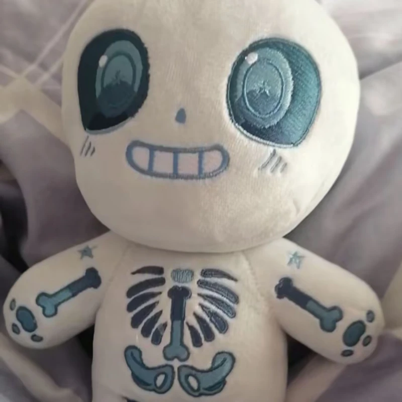 20cm Anime Gra Role Sans Kawaii Szkielet Cosplay Bawełniana Lalka Ciało Kreskówka DIY Przebranie Ubrania Pluszaki Figurki Zabawki Prezent dla Fanów