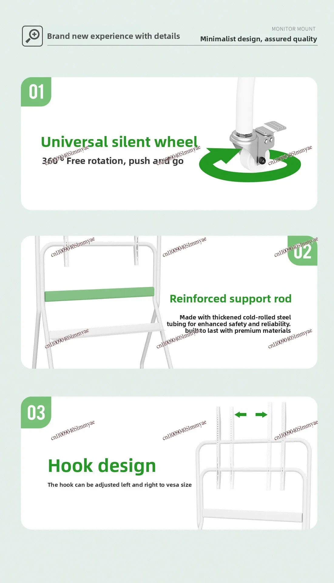 Movable 32-85 Inch TV All-in-one Conference Home TV Cart Bracket