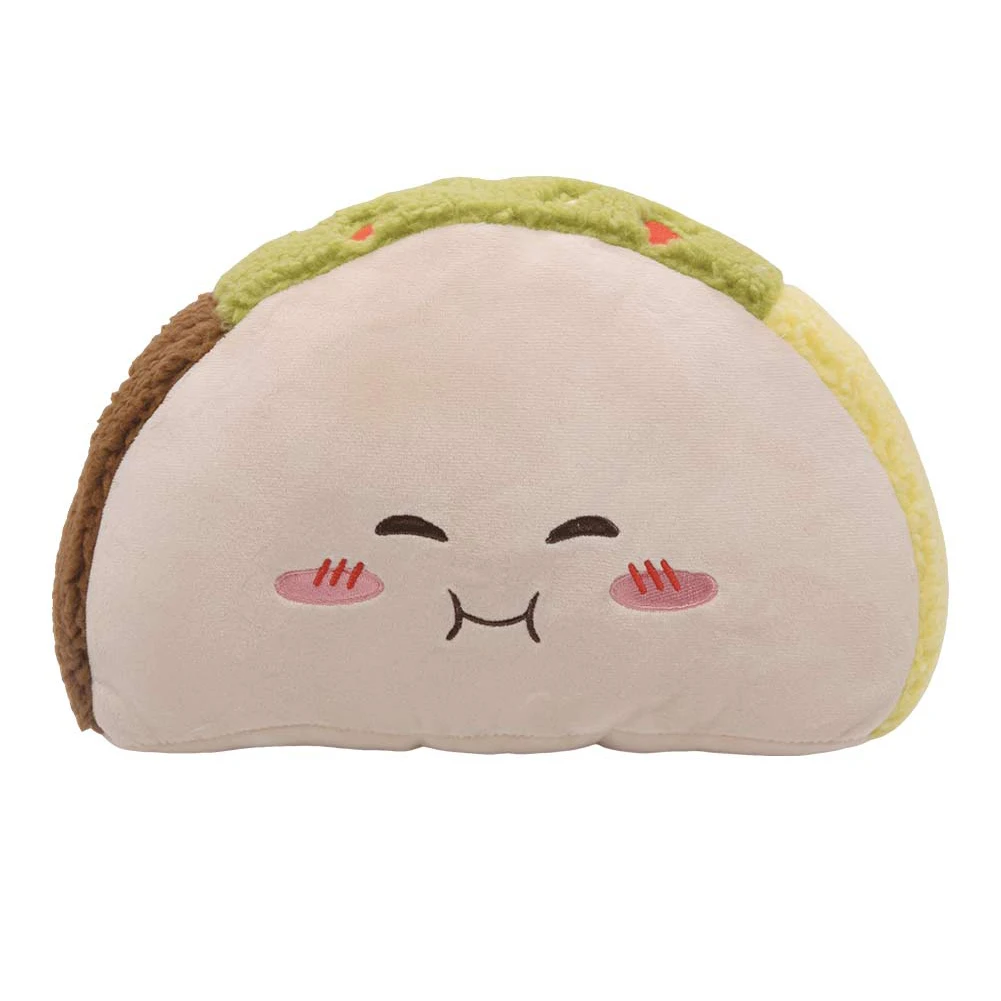 Fungo Puff Snack Bag cuscino messicano Tortilla Pancake Cosplay peluche cartone animato morbido farcito mascotte adulto bambini compleanno regali di natale