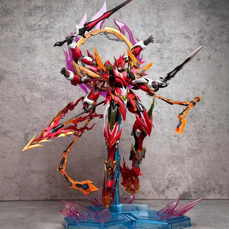 

1/10 Legend Of Star General 6-Armed Ne Zha Alloy Frame Model Kit Action Figures Assembly Mecha Toy Lotus Base Collectible Gift