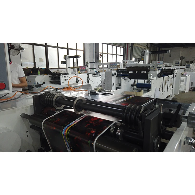 Self-adhesive Paper Label Roll Slitting Finishing Machine Slitter Rewinder With High Speed and Nice Price