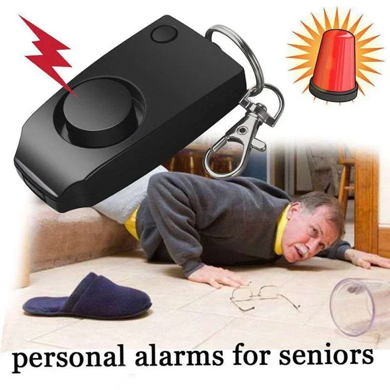 Allarme di emergenza anti-stupro di sicurezza personale da 130 dB, portachiavi ad alto volume, avviso di protezione di sicurezza per ragazze e donne, autodifesa