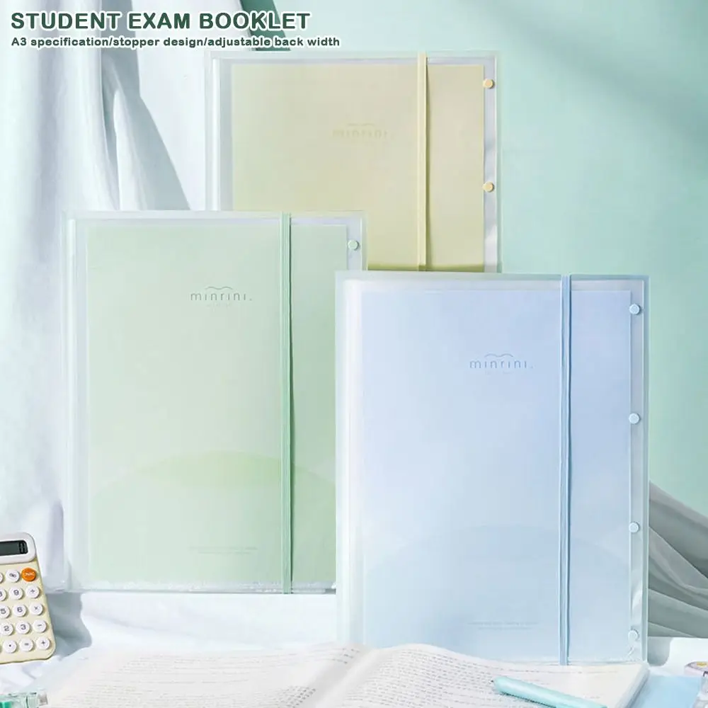 A3 30Pages Painting Storage Book Diamond Painting Clear Pockets Photo Album Folder Stationery Tool Data Organizer
