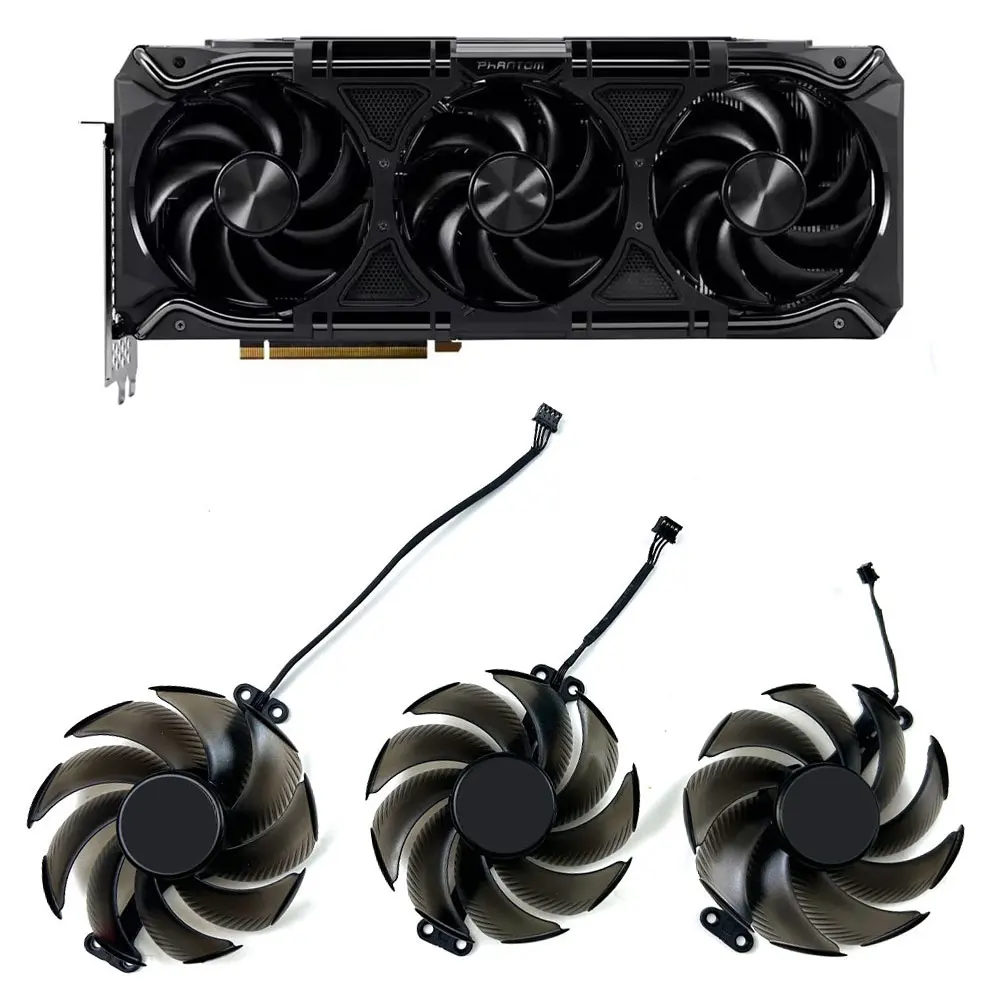 

Cooling Fan TH9520B2H-PCB01 Ball bearing 95mm 4pin RTX4090 4080 4070 GPU FAN For Gainward RTX 4090 RTX 4080 RTX 4070 Ti Phantom