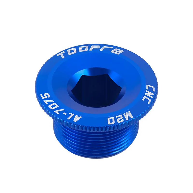 MTB Bike Bicycle M18 M19 M20 Crank Cover Bolt Crankset Cap Screw For Intergrated Hollow Crank Arm Aluminum Alloy