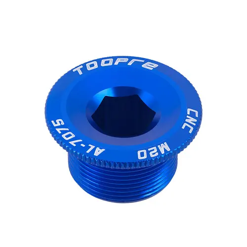 Imagen 2 del producto MTB bicicleta M18 M19 M20 cubierta de manivela perno tapa de bielas tornillo para brazo de manivela hueco integrado aleación de aluminio