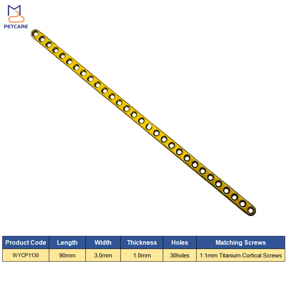 Veterinary Orthopedics Cuttable Plate, Surgical Implants, Dog Accessories, Medical Equipment, Pet Products, 1.1mm