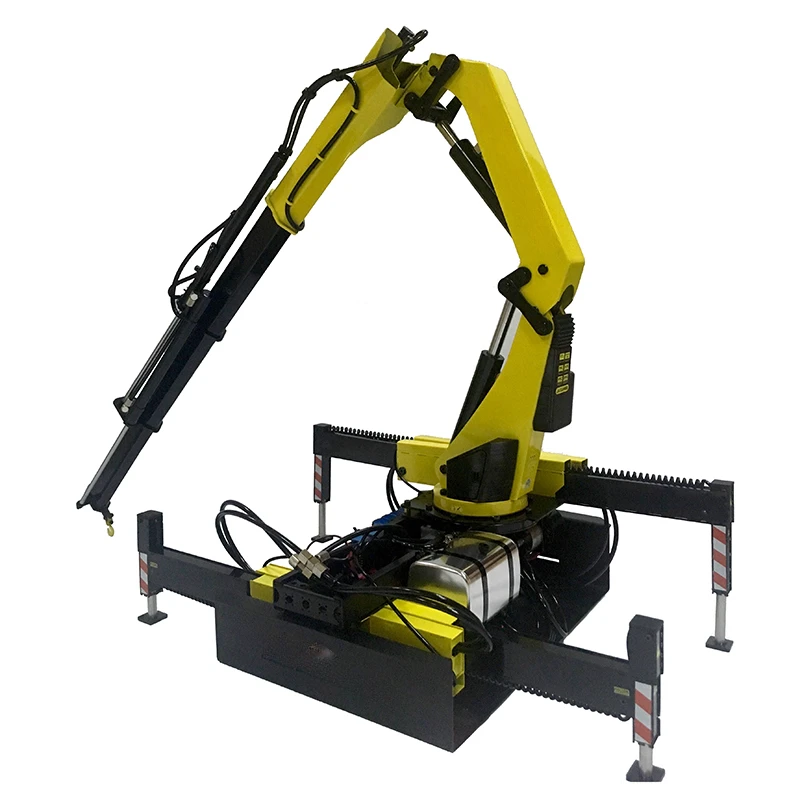 1/14 Standard Crane Model Hydraulic Truck-mounted Crane Hydraulic Front and Rear Support Foot Model Kit