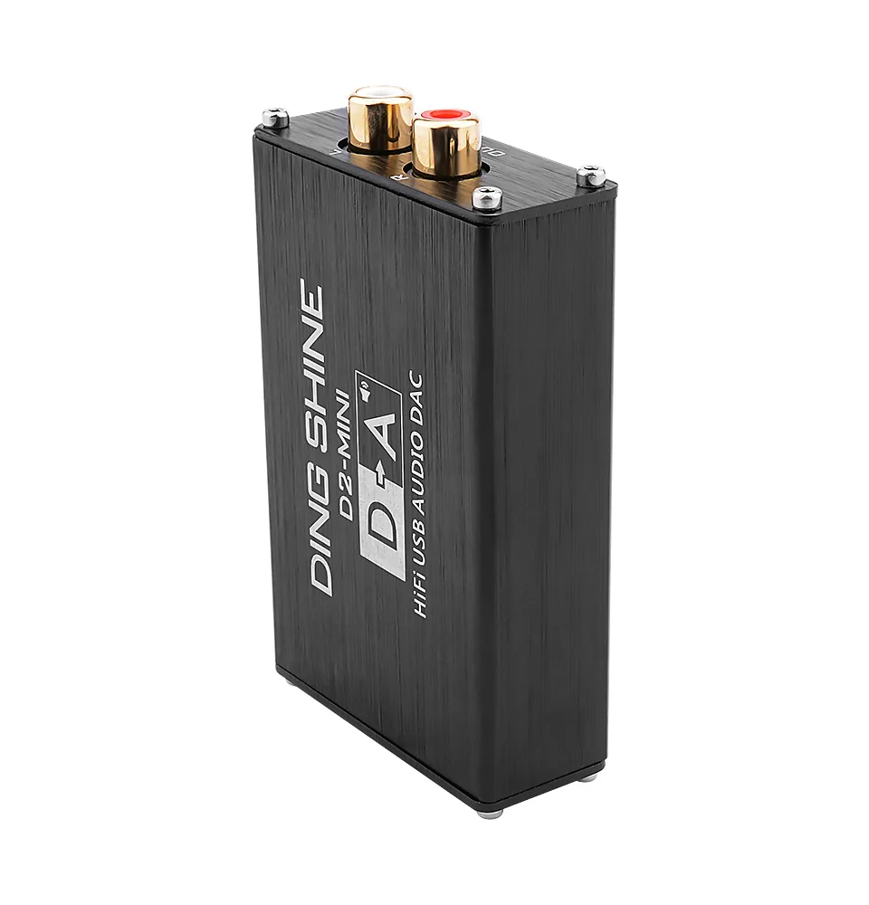 AUIN D2 Mini HIFI USB Audio DAC Decoder Soundkarte ES9018K2M Dekodierung 32Bit 384kHz RCA-Ausgang DIY Verstärker USB-Eingang – Detail 4