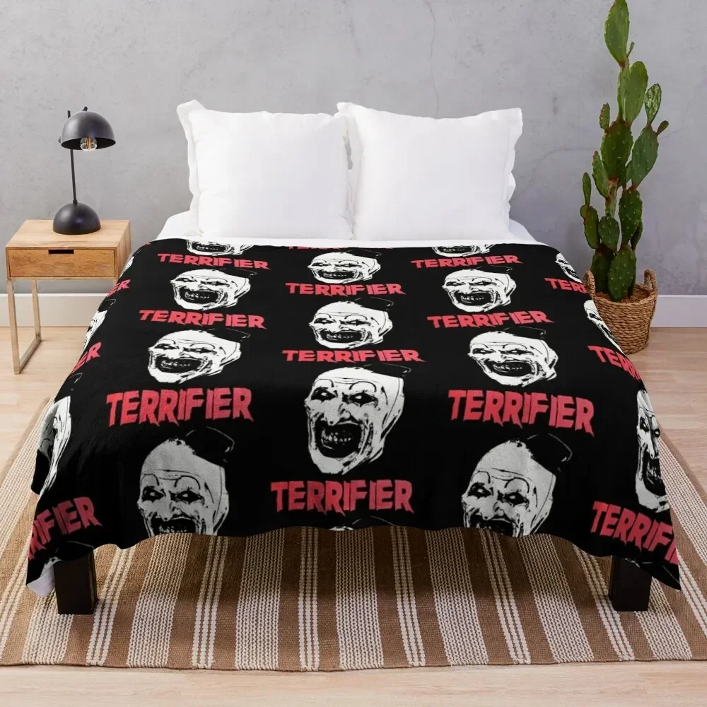 Terrifier Clown Throw Blanket anime Multi-Purpose Bed Fashionable Blankets