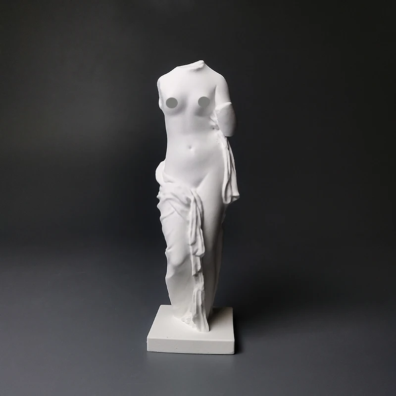 

Resin torso Venus sculpture table top ornament simple wind diffuser stone high-end home Seiko figure sculpture