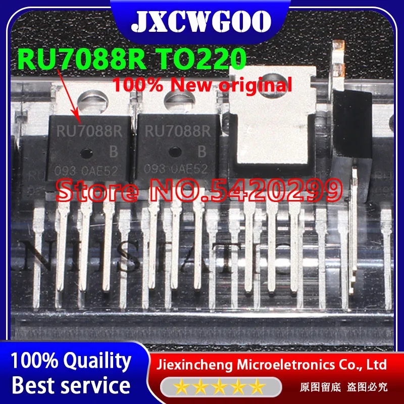 (10 peças) RU7088R RU190N10R RU6099R RU7588R RU6055R RU190N08R MOSFET TO220 Novos componentes eletrônicos originais