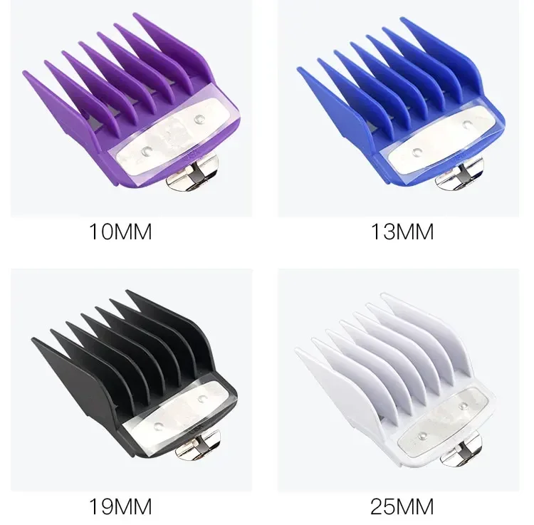 8/10 Stück Haarschneidemaschine Limit Guide Kamm für Wahl und Kemei Trimmer Universal Barber Guide Kamm Haarschnitt Werkzeug Clipper Limit Kämme – Detail 29