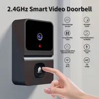 Wireless Doorbell WiFi Outdoor 480P Camera Security Door Bell Night Vision Video Intercom Voice Change For Home Monitor Doorbell