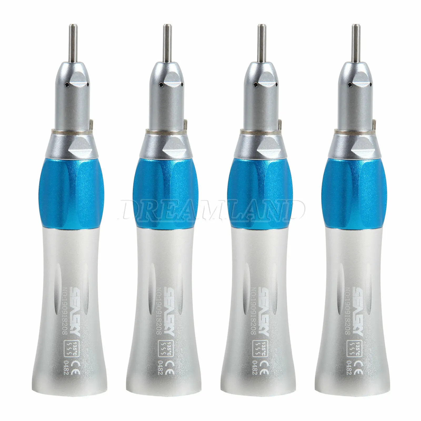 

4PCS NSK Style Dental Slow Low Speed Straight Handpiece Nose Cone E-type Attach 1:1 Ratio