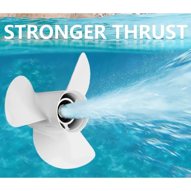 15 Tooth Aluminum Propeller Replace 6E5-45945-01-EL for 60HP-130HP 13 1/4 x 17 Marine Boat Propeller